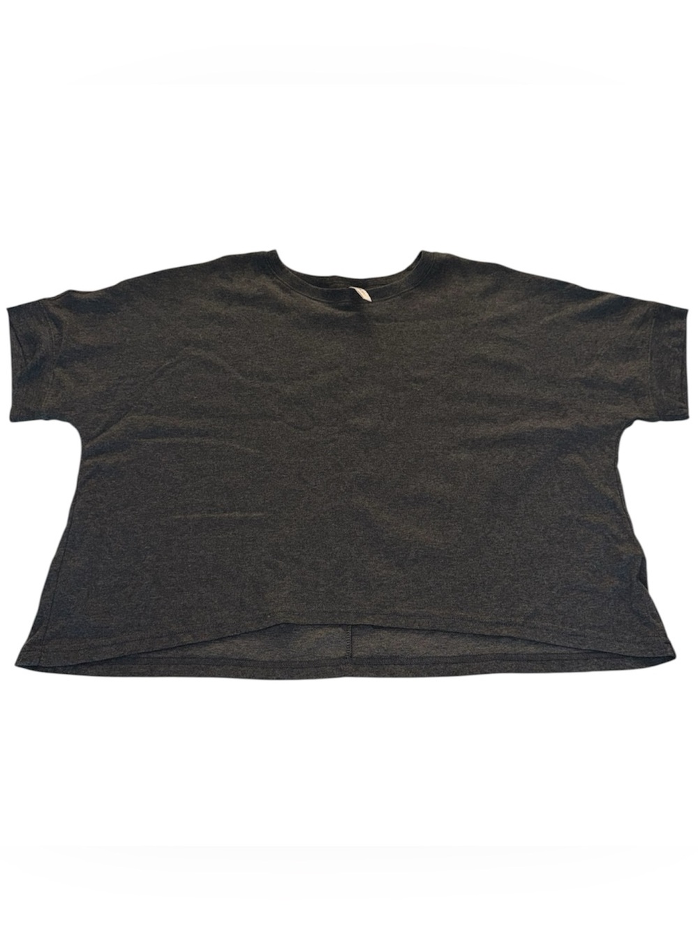 Dokotoo Women’s Short Sleeve Crewneck Dark Gray T-Shirt M